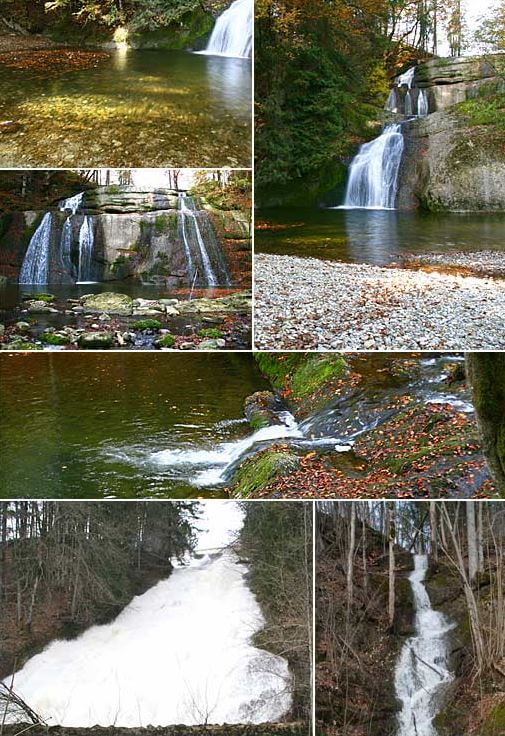 Eibele Wasserfälle in der Nähe von Oberstaufen